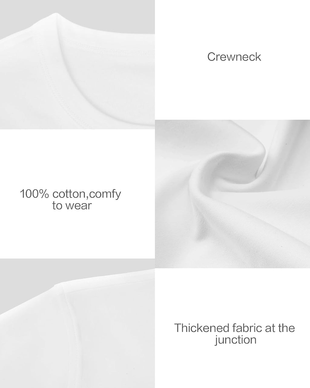 Women Cotton T Shirts Short Sleeve Basic Tees Casual Boxy Crop Tops | 100% cotton, Liquid ammonia, Silky feel, Slit sides, Double-stitched seams, Relaxed fit, Breathable, Comfort colors