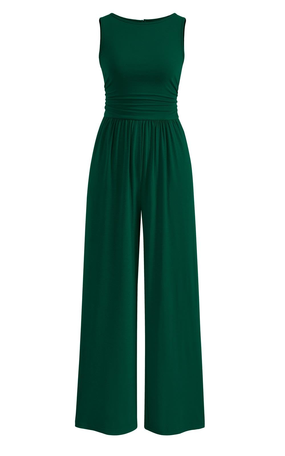 Jumpsuits for Women Dressy Casual Romper Vacation Outfits 2026 | Crewneck, Wide Leg Jumpsuits, Cute Jumpers, Business Casual, Date Night, Summer One Piece Teacher Outfits