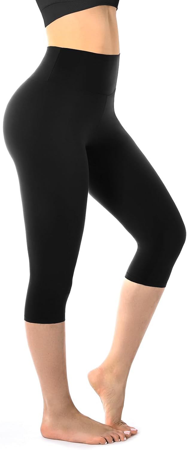 Capri Leggings for Women | High Waisted, Buttery Soft, Gym Yoga Workout