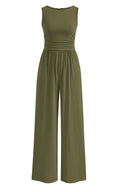 Jumpsuits for Women Dressy Casual Romper Vacation Outfits 2026 | Crewneck, Wide Leg Jumpsuits, Cute Jumpers, Business Casual, Date Night, Summer One Piece Teacher Outfits