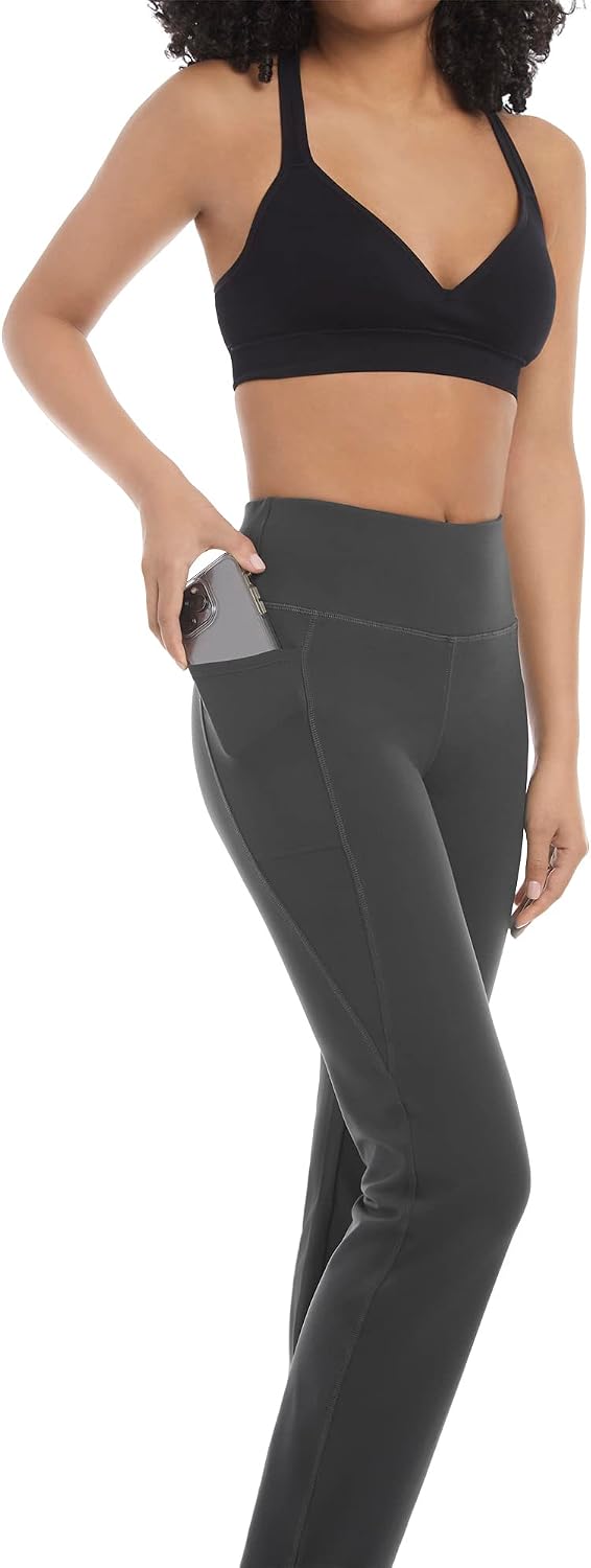 Women's Premium Pocket Slim Flare Yoga Pants