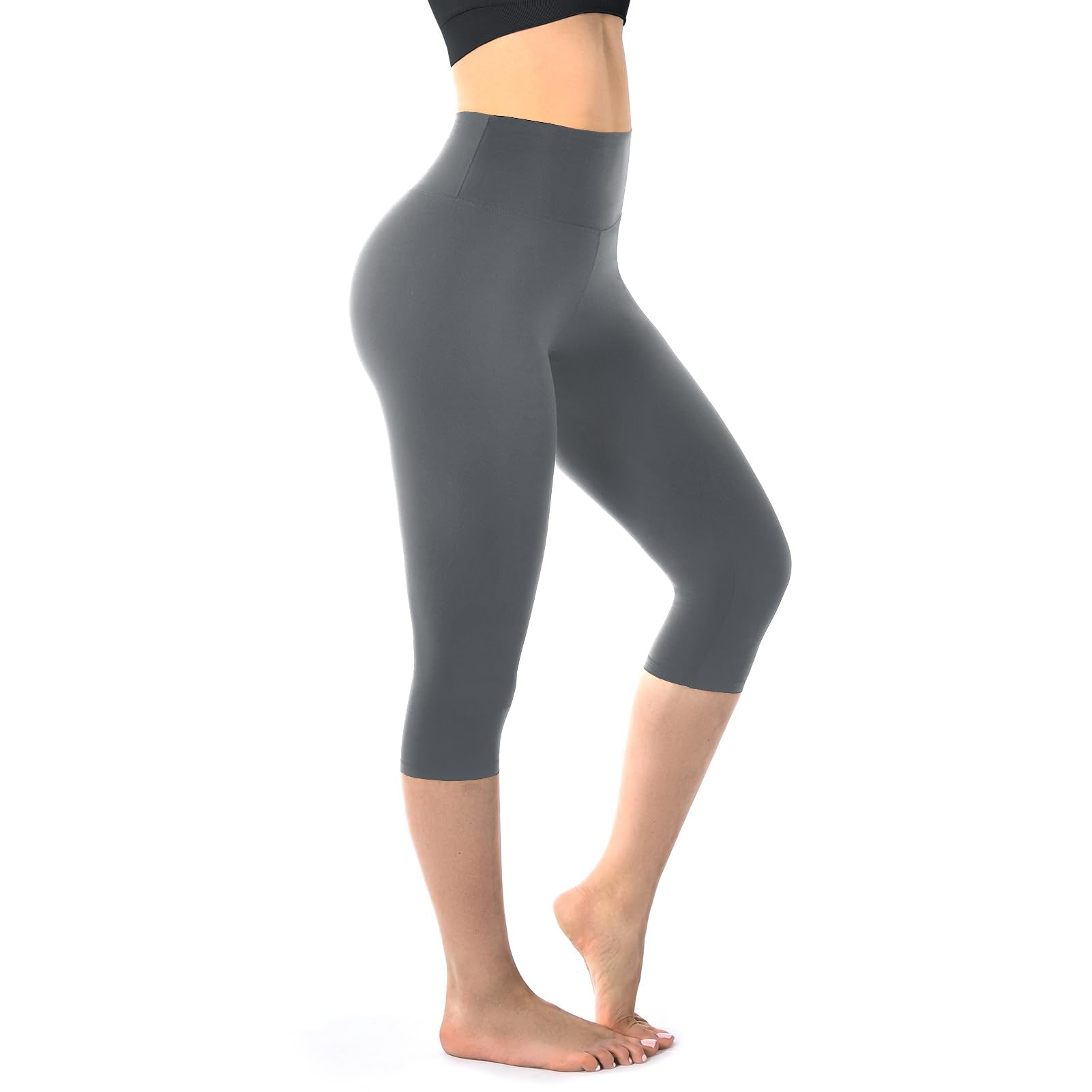 Capri Leggings for Women | High Waisted, Buttery Soft, Gym Yoga Workout