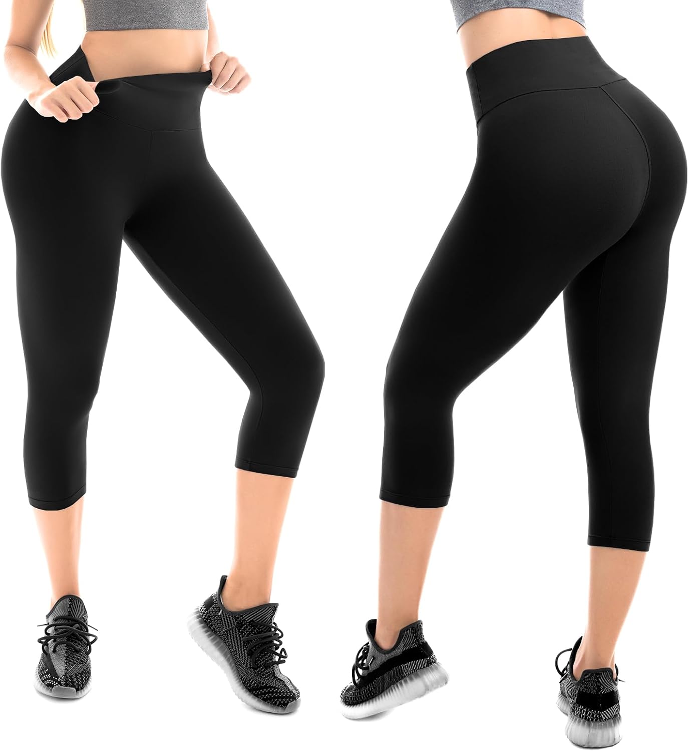 Capri Leggings for Women | High Waisted, Buttery Soft, Gym Yoga Workout