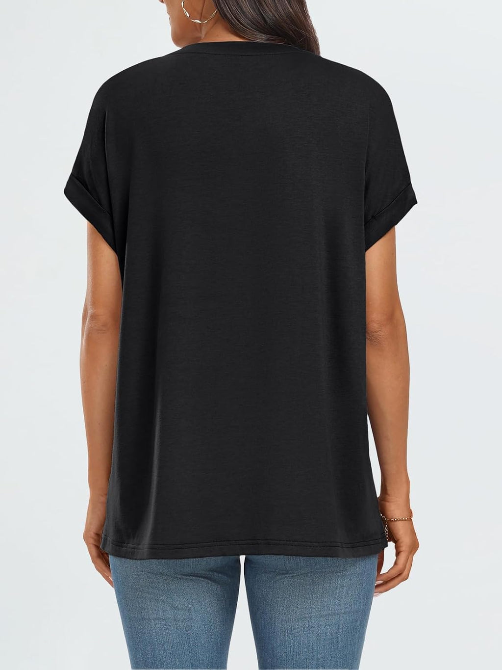 Women's Oversized Short Sleeve T Shirts Summer Tops | Plus Size Tshirt, Slim Fit, Dressy Casual Work Tee, Lightweight Soft Fabric, Spring Clothes, Cute Fashion Outfits