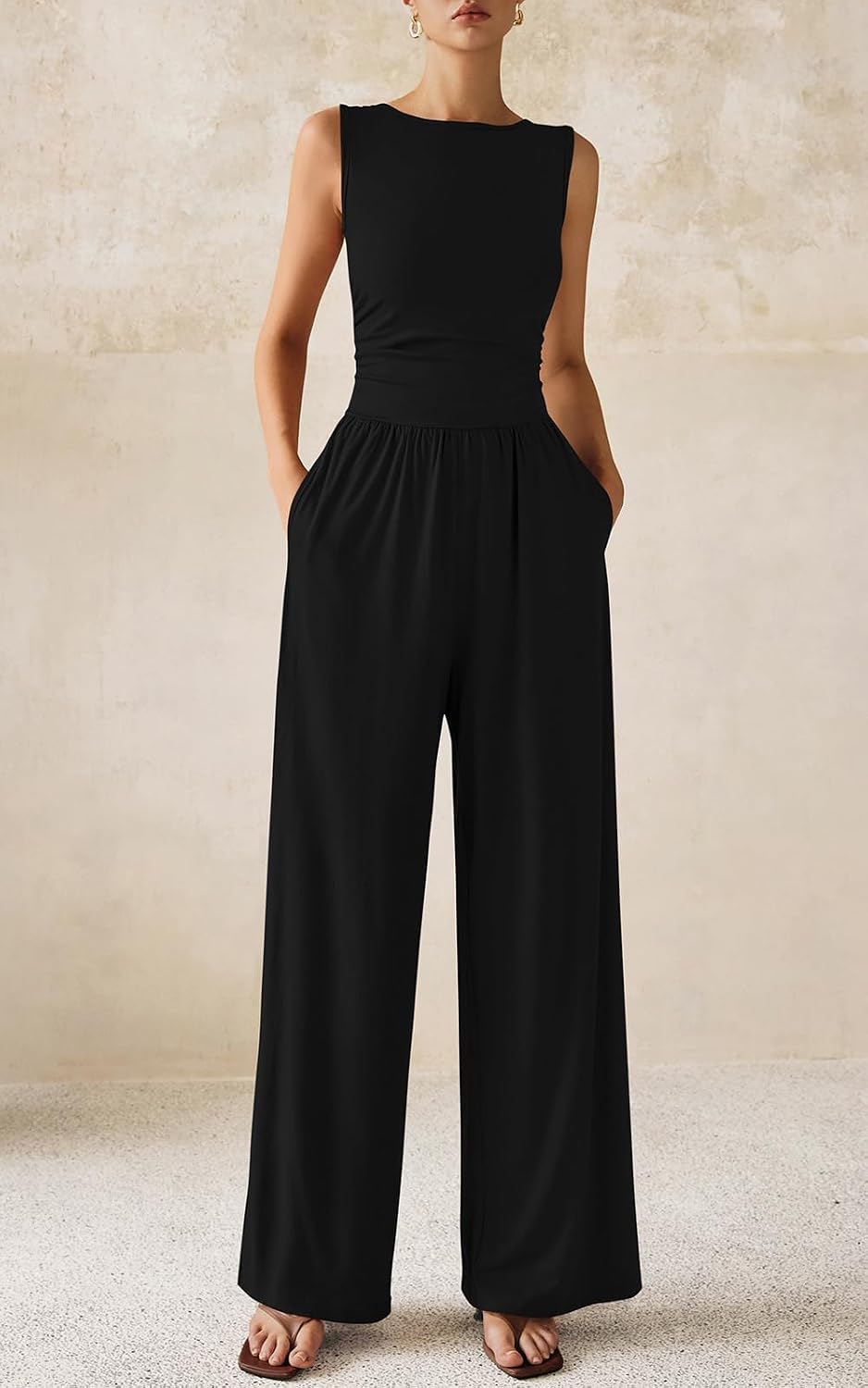 Jumpsuits for Women Dressy Casual Romper Vacation Outfits 2026 | Crewneck, Wide Leg Jumpsuits, Cute Jumpers, Business Casual, Date Night, Summer One Piece Teacher Outfits