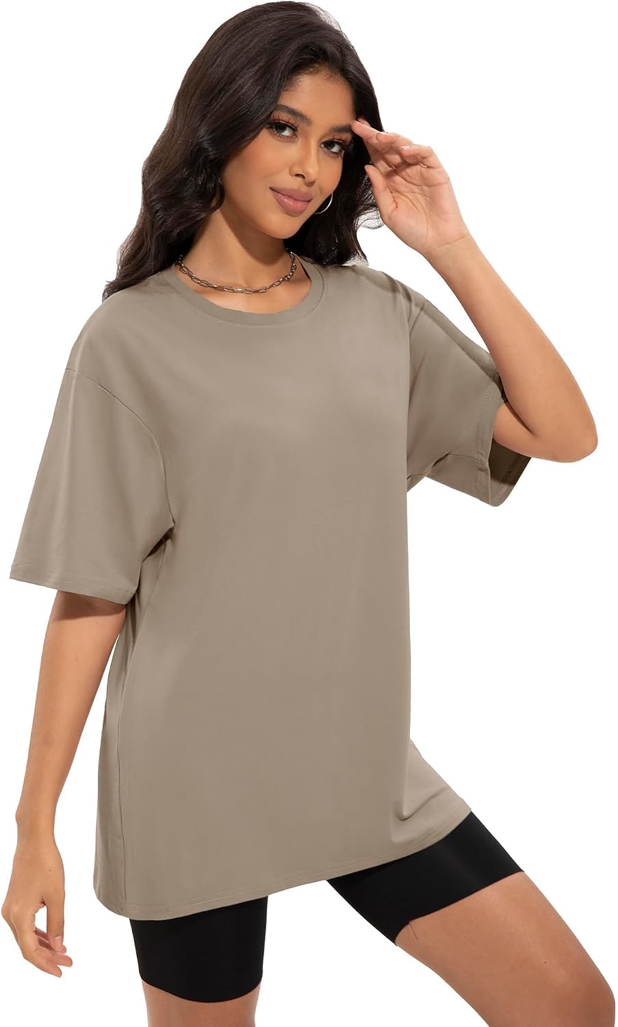 2/3/4 Pack Oversized Tshirts for Women Short Sleeves Workout Tops | Loose Fit, Crew Neck, Baggy, Summer, Casual, Gym, Plus Size, Plain, Tops, Fashion, Clothes, 2026