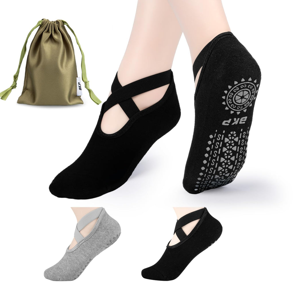 Yoga Socks for Women,Pilates Socks Non Slip Grip Socks Suitable for Ballet,Plasticity,Dance,Home,Training