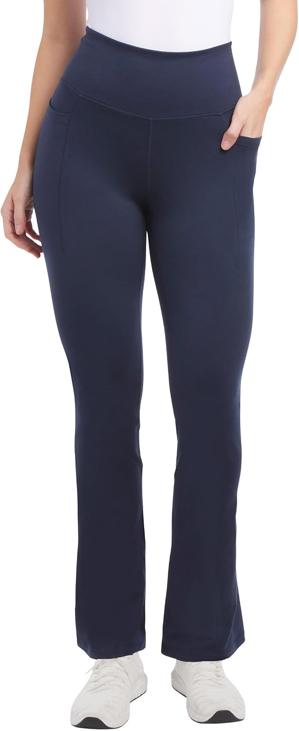 Women's Premium Pocket Slim Flare Yoga Pants