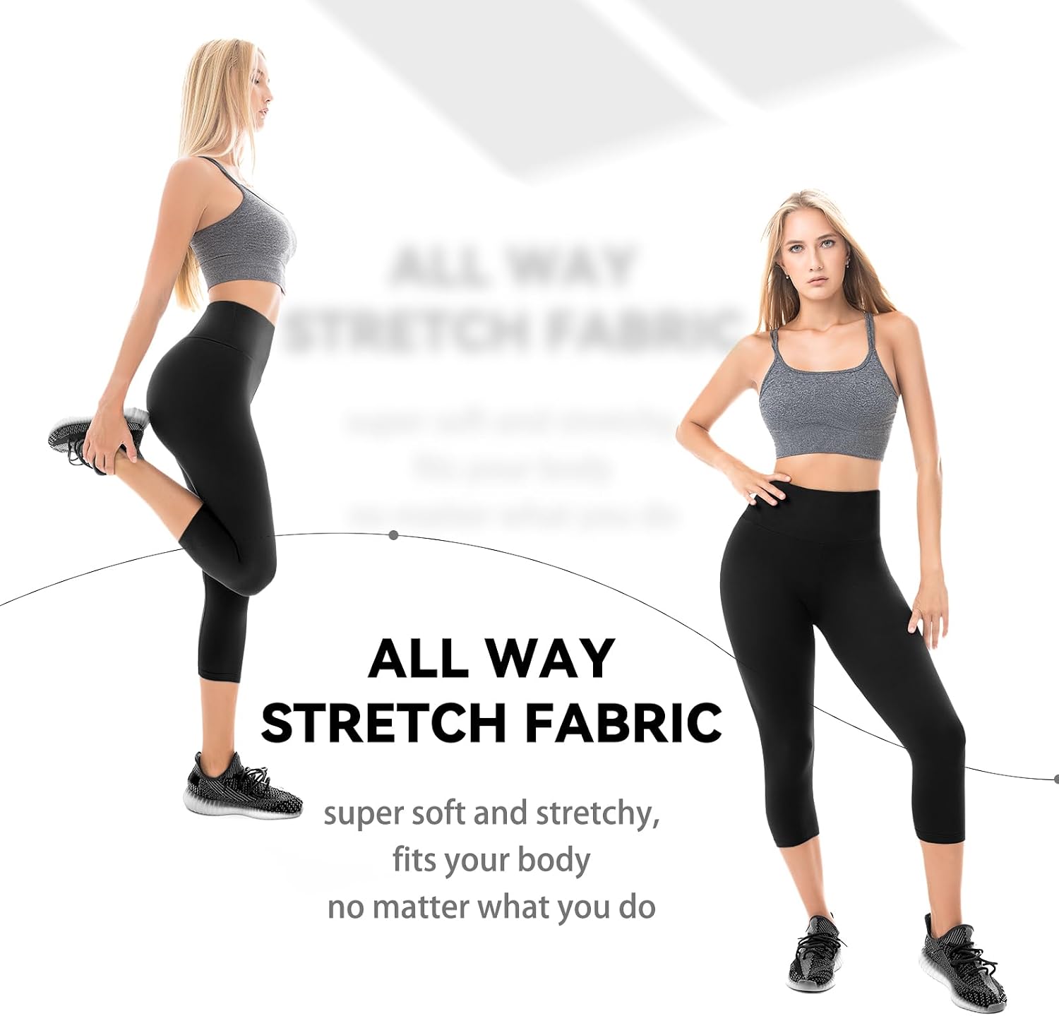 Capri Leggings for Women | High Waisted, Buttery Soft, Gym Yoga Workout