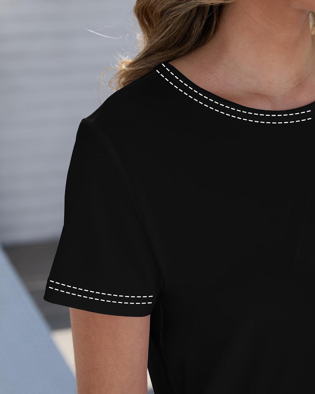 T Shirts for Women - Short Sleeve Spring Summer Tops Soft Basic Tees Beach Vacation Clothes for Casual 2026
