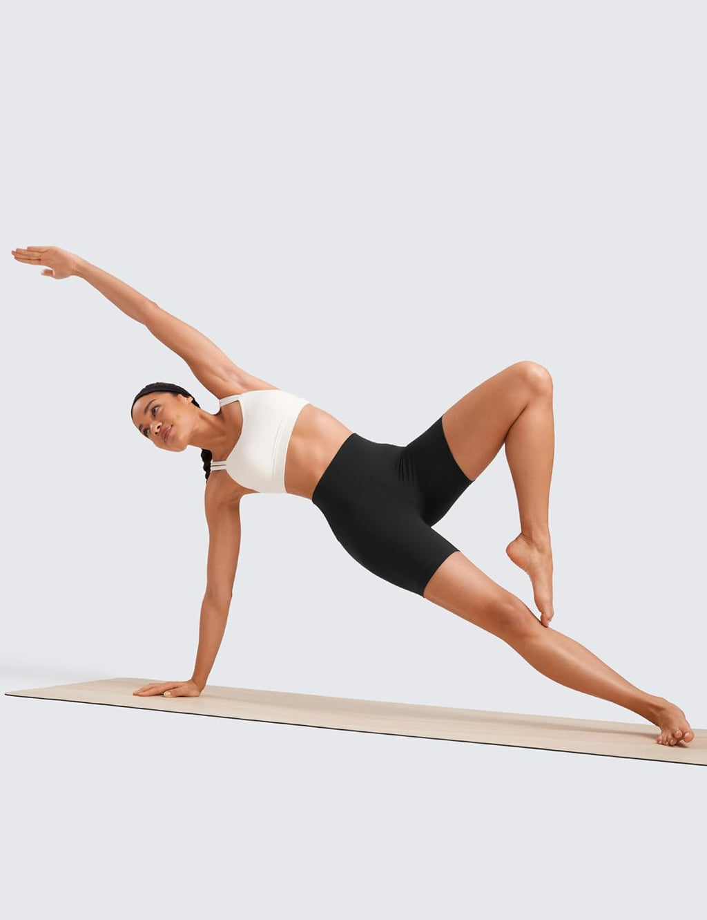 YOGA Biker Shorts 6" | Extremely Soft, Gentle Compression, Yoga, High Waisted, for Women