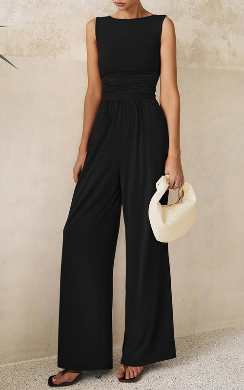 Jumpsuits for Women Dressy Casual Romper Vacation Outfits 2026 | Crewneck, Wide Leg Jumpsuits, Cute Jumpers, Business Casual, Date Night, Summer One Piece Teacher Outfits