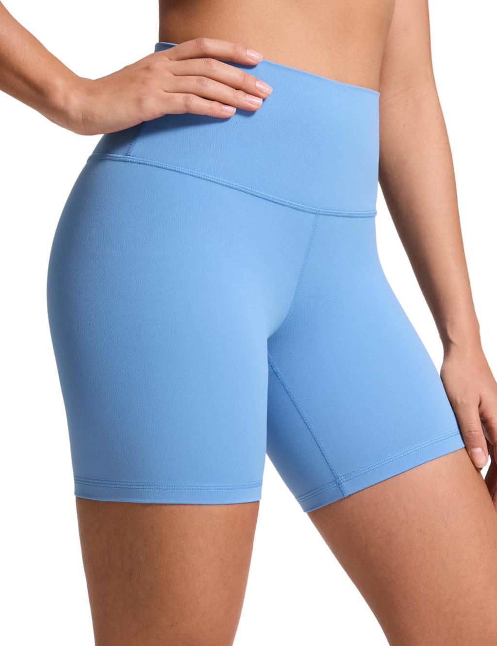 YOGA Biker Shorts 6" | Extremely Soft, Gentle Compression, Yoga, High Waisted, for Women