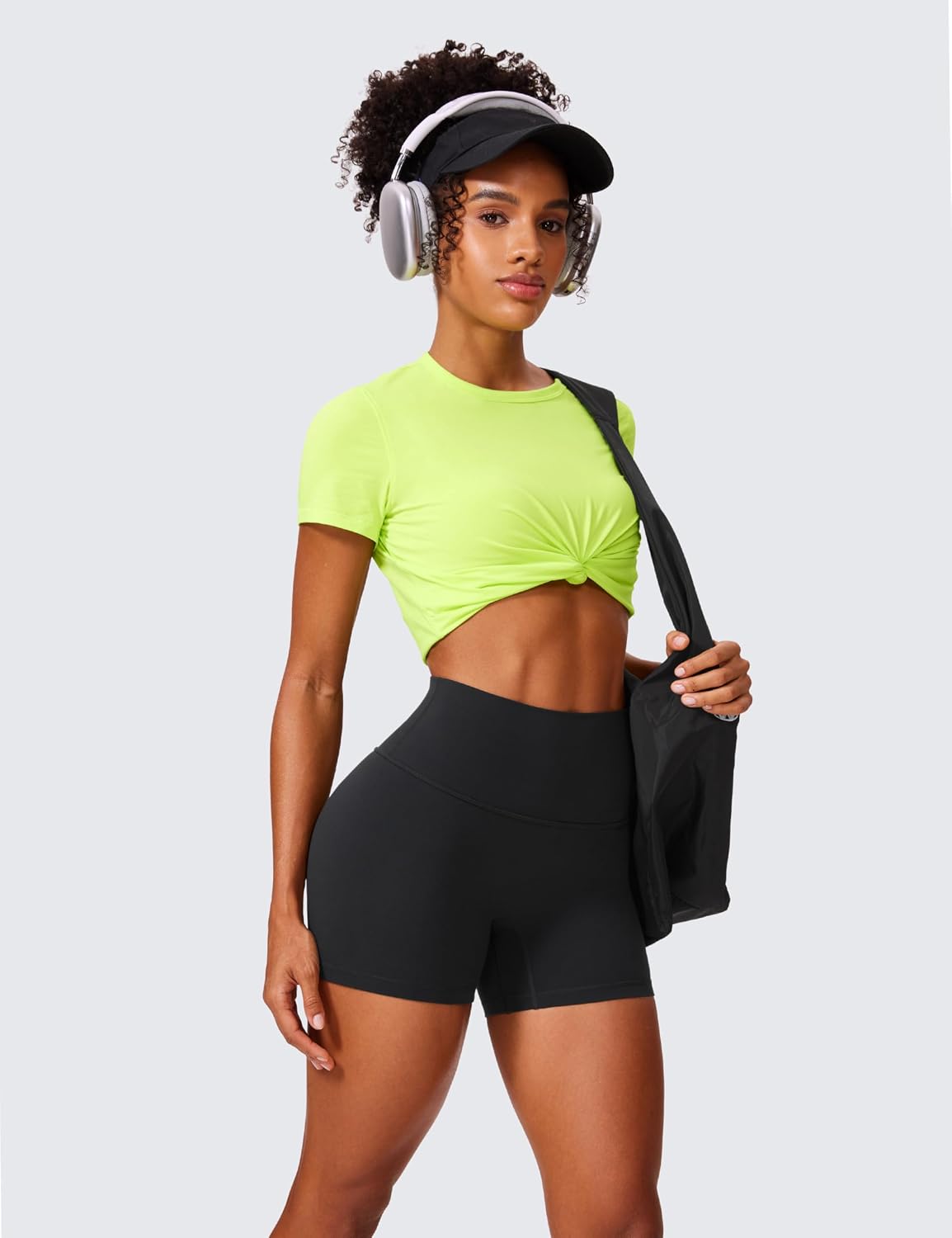 YOGA Biker Shorts 4" | Booty Scrunch Butt, Butterlift, Buttery Soft, Moderate Compression, Workout, Pilates, No Front Seam, High Waist, for Women