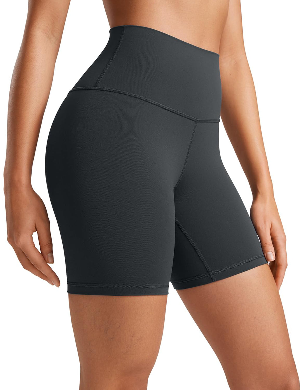 YOGA Biker Shorts 6" | Extremely Soft, Gentle Compression, Yoga, High Waisted, for Women