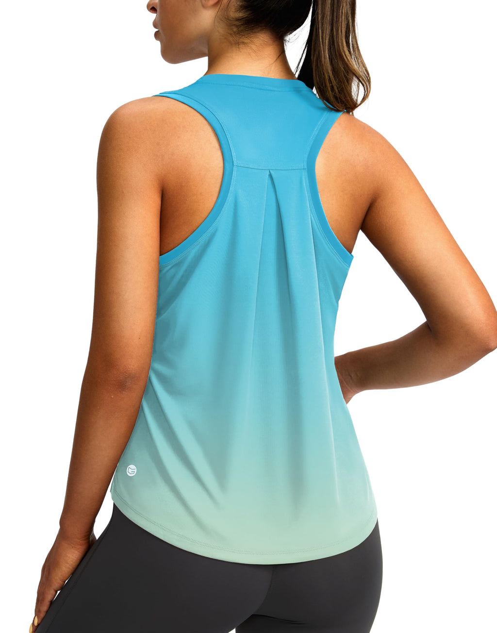 Women's Workout Tops Racerback Athletic Tank Tops | Sleeveless, Loose Fit, Crew Neck, Ultra-soft, Moisture Wicking, Yoga Running Gym Shirts for Women
