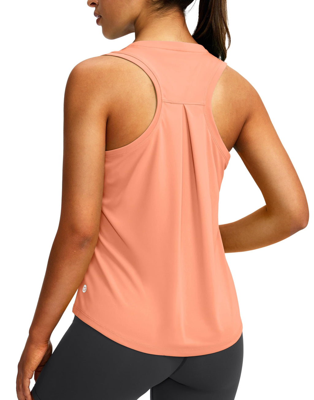 Women's Workout Tops Racerback Athletic Tank Tops | Sleeveless, Loose Fit, Crew Neck, Ultra-soft, Moisture Wicking, Yoga Running Gym Shirts for Women