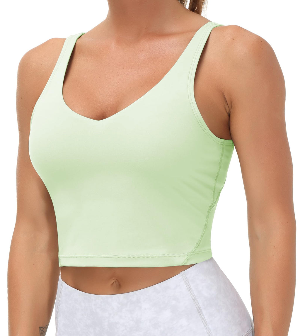 Womens' Sports Bra Longline Wirefree Padded with Medium Support