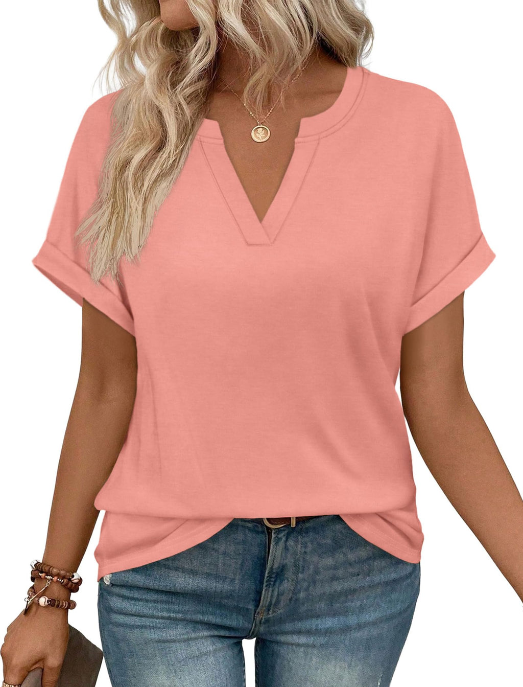 Womens Blouses Spring Tops Short Sleeve Shirts Dressy Casual Summer Vacation Fashion Clothing 2026