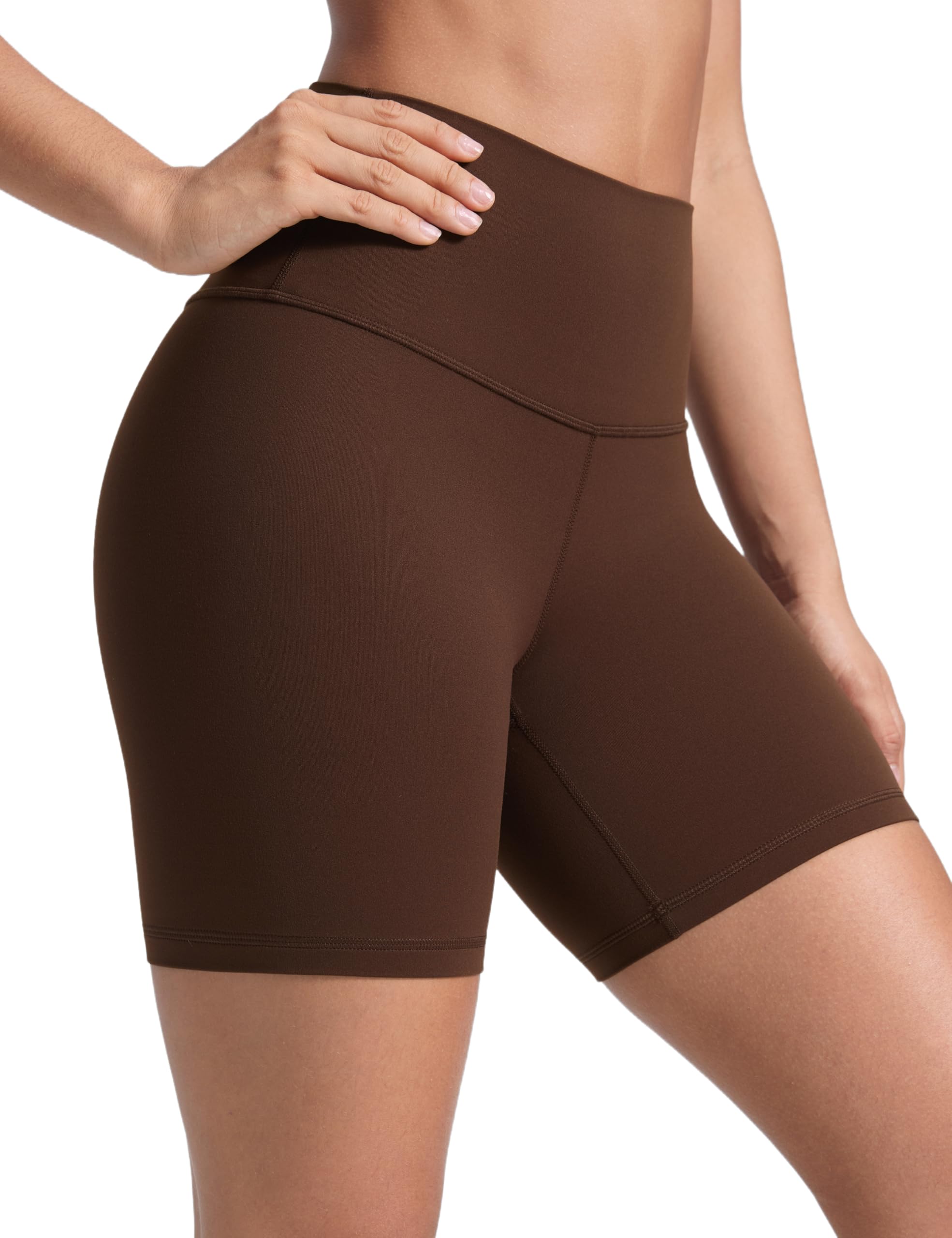 YOGA Biker Shorts 6" | Extremely Soft, Gentle Compression, Yoga, High Waisted, for Women