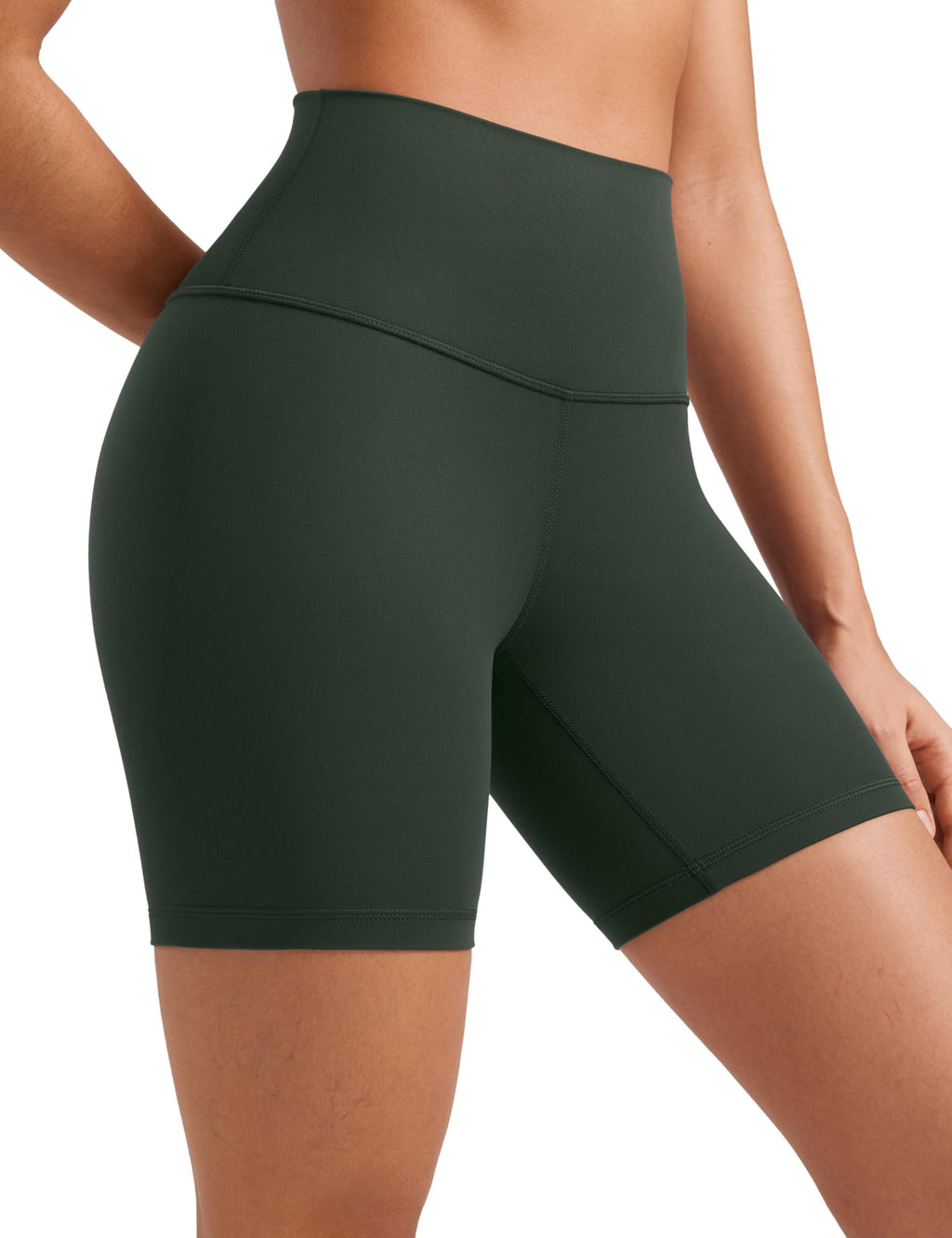 YOGA Biker Shorts 6" | Extremely Soft, Gentle Compression, Yoga, High Waisted, for Women