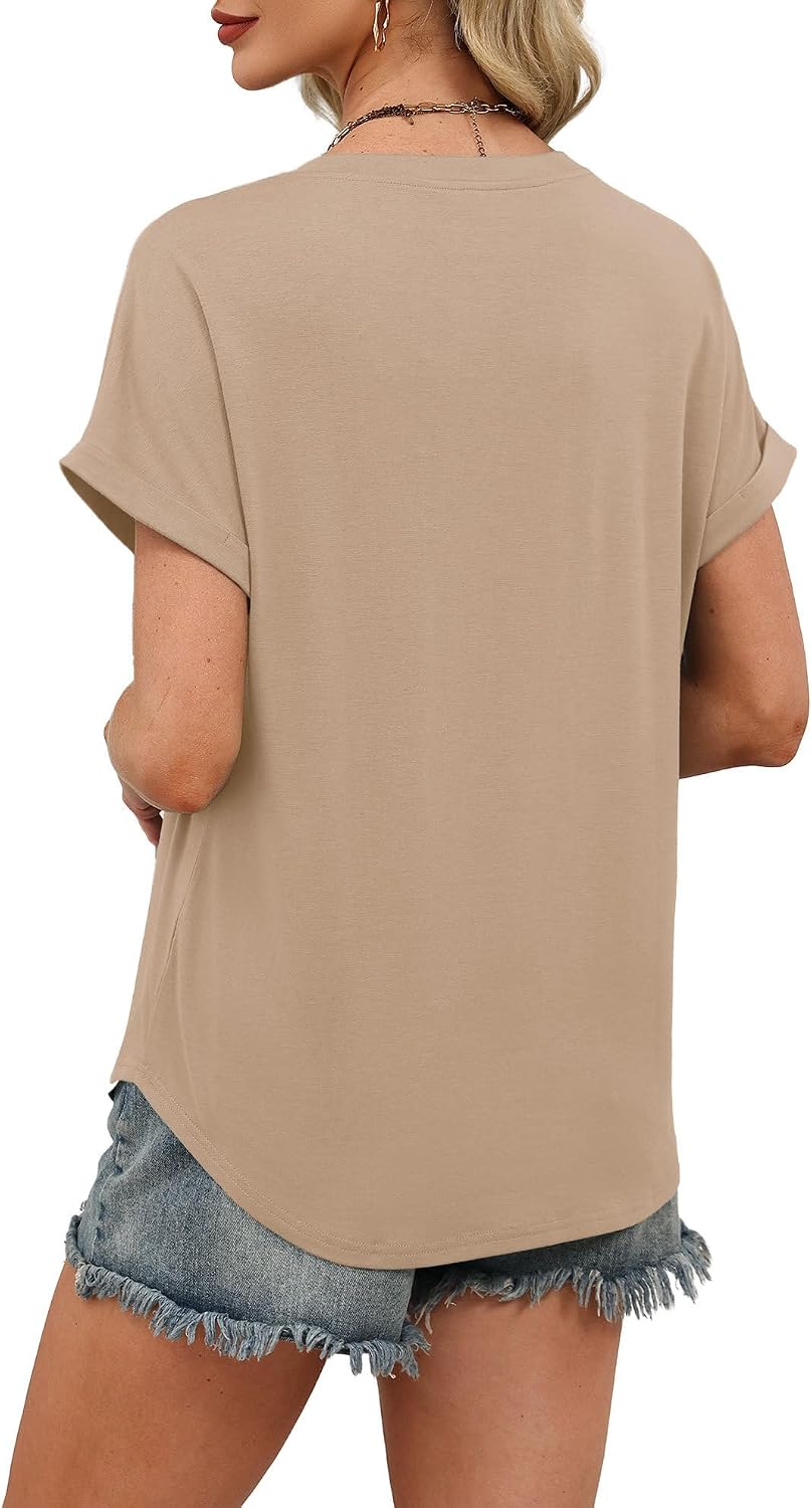 Womens Blouses Spring Tops Short Sleeve Shirts Dressy Casual Summer Vacation Fashion Clothing 2026