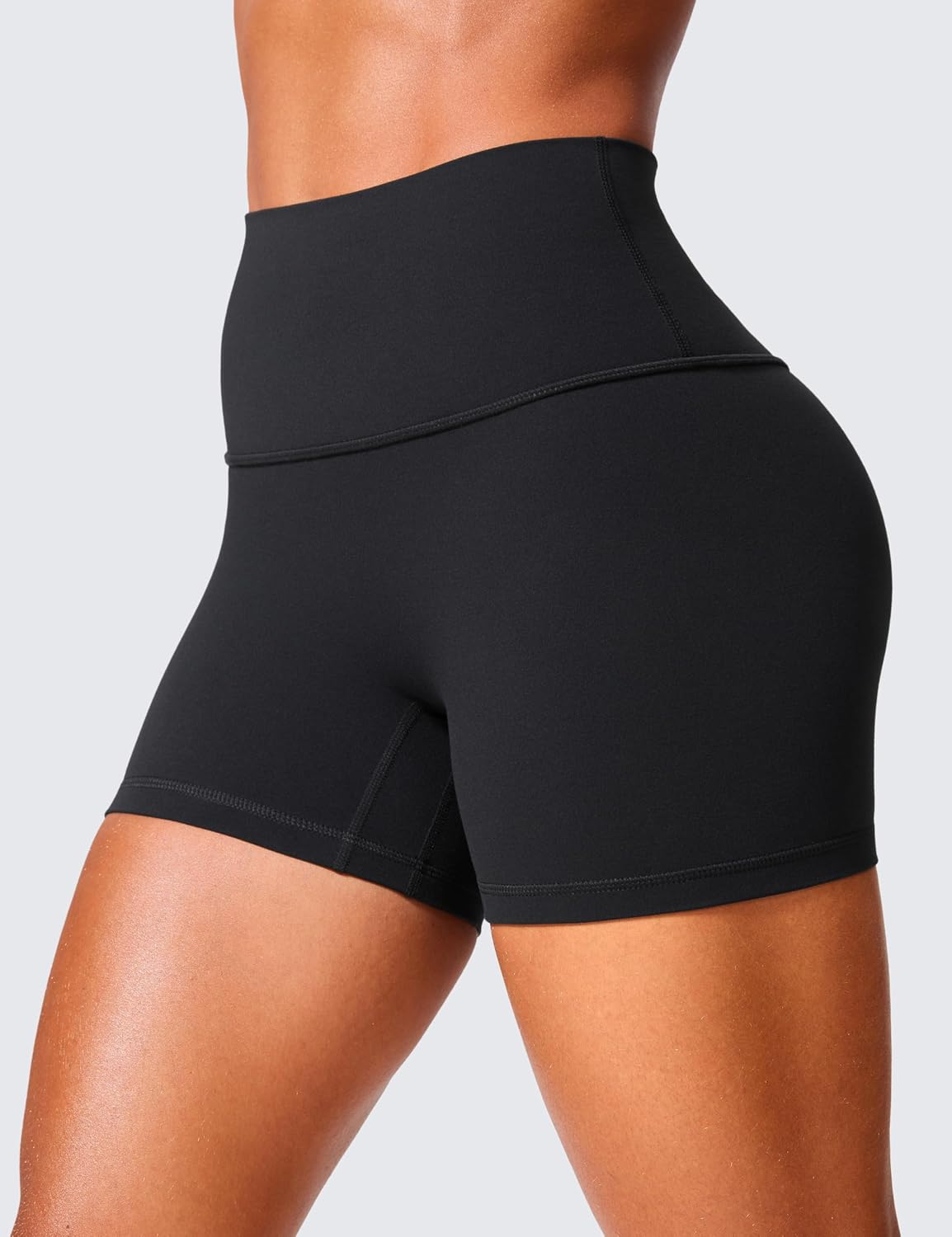 YOGA Biker Shorts 4" | Booty Scrunch Butt, Butterlift, Buttery Soft, Moderate Compression, Workout, Pilates, No Front Seam, High Waist, for Women