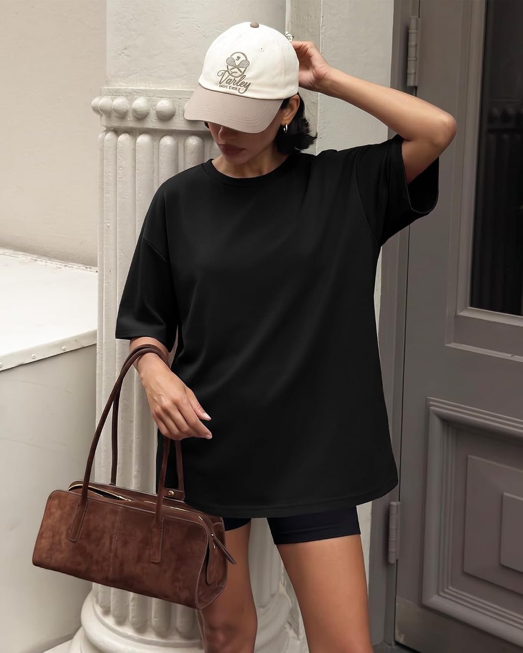 Oversized Tshirts for Women - Spring Summer Workout Clothes Short Sleeve Tops Crew Neck Tee Shirts Fashion Casual 2026