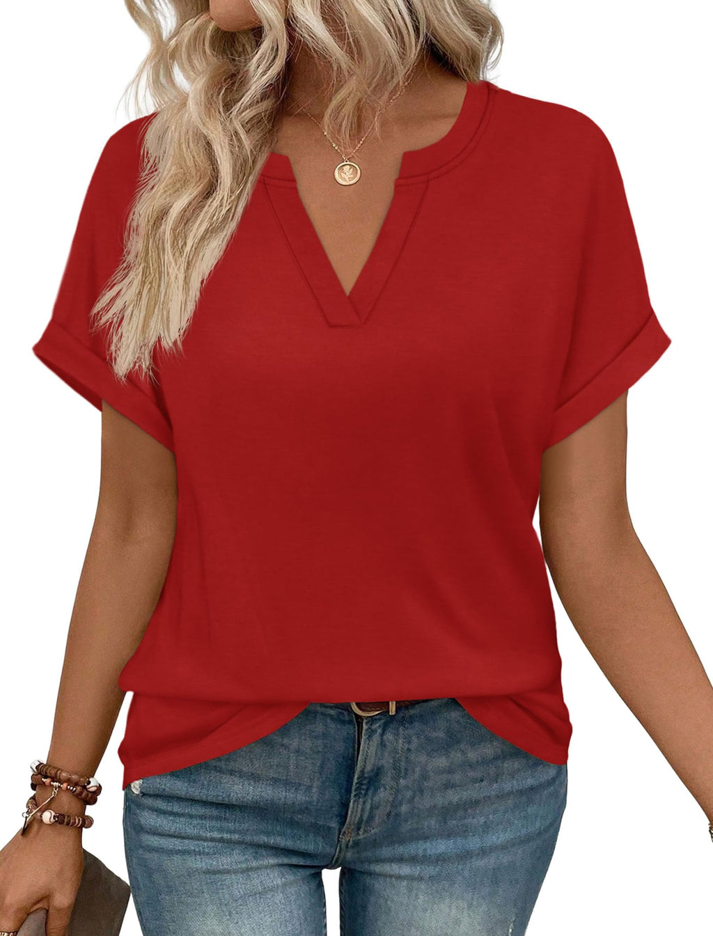 Womens Blouses Spring Tops Short Sleeve Shirts Dressy Casual Summer Vacation Fashion Clothing 2026