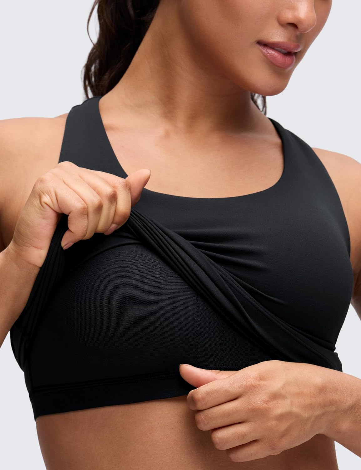YOGA Racerback Tank Tops | Light Support, Built in Bra, Removable Pads, Yoga, Extremely Soft, Scoop Neck, for Women