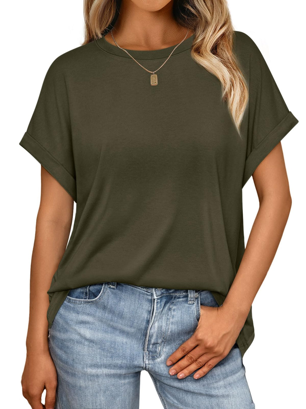 Women's Oversized Short Sleeve T Shirts Summer Tops | Plus Size Tshirt, Slim Fit, Dressy Casual Work Tee, Lightweight Soft Fabric, Spring Clothes, Cute Fashion Outfits
