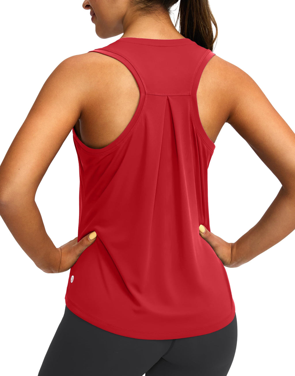 Women's Workout Tops Racerback Athletic Tank Tops | Sleeveless, Loose Fit, Crew Neck, Ultra-soft, Moisture Wicking, Yoga Running Gym Shirts for Women