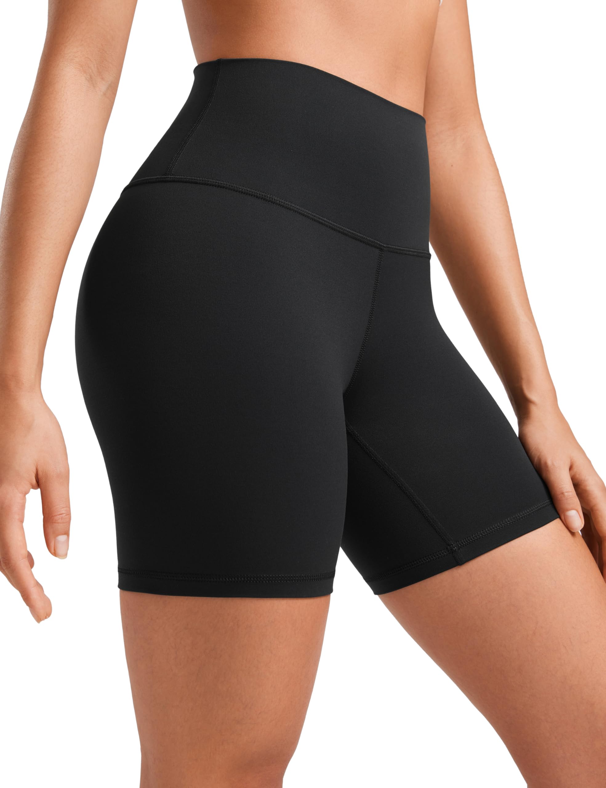 YOGA Biker Shorts 6" | Extremely Soft, Gentle Compression, Yoga, High Waisted, for Women