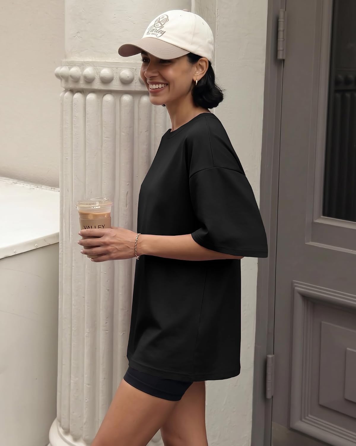 Oversized Tshirts for Women - Spring Summer Workout Clothes Short Sleeve Tops Crew Neck Tee Shirts Fashion Casual 2026