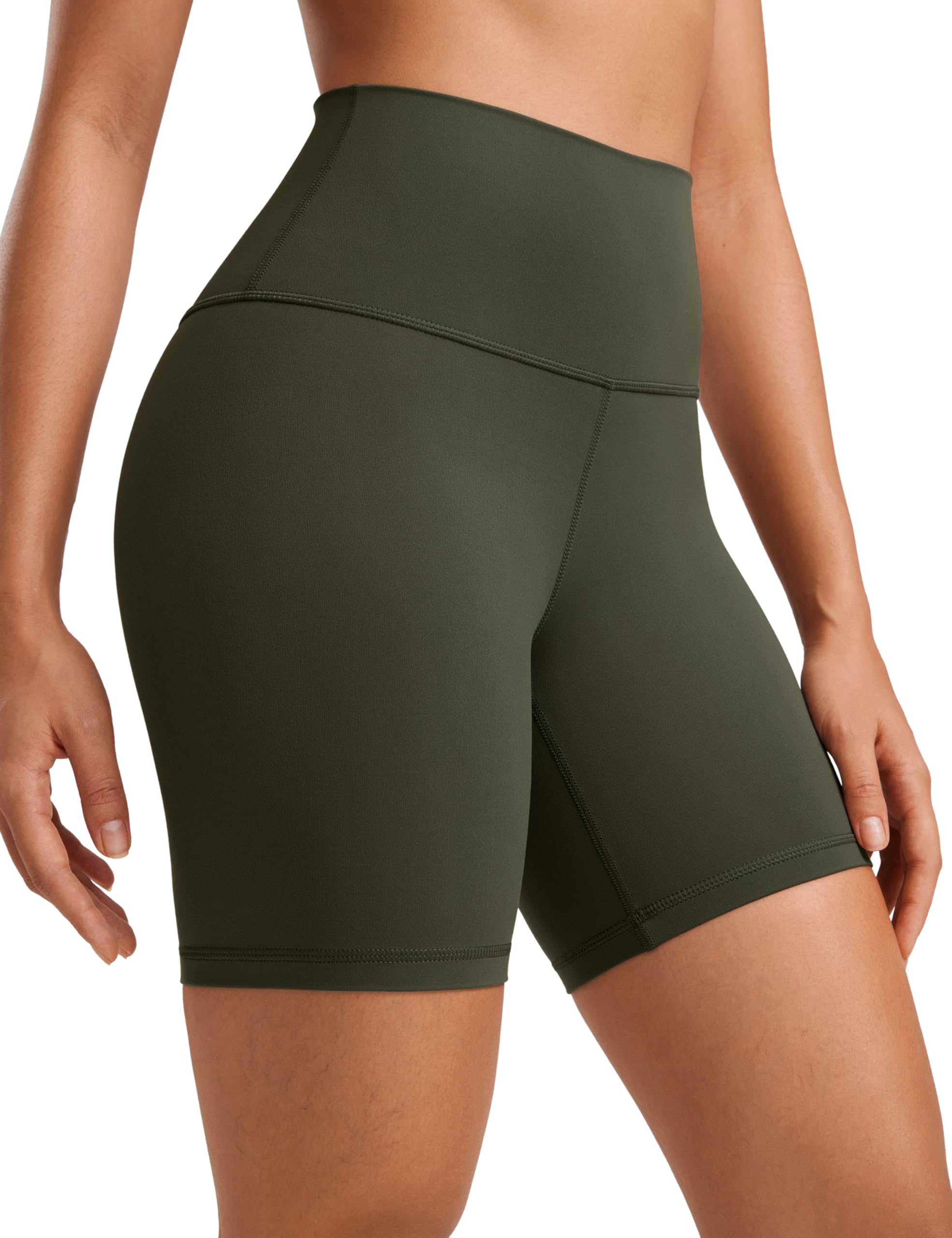 YOGA Biker Shorts 6" | Extremely Soft, Gentle Compression, Yoga, High Waisted, for Women
