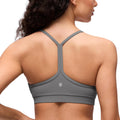 YOGA Y Back Sports Bras | Light Support, Removable Pads, Yoga, Extremely Soft, Scoop Neck, Spaghetti Strap, for Women