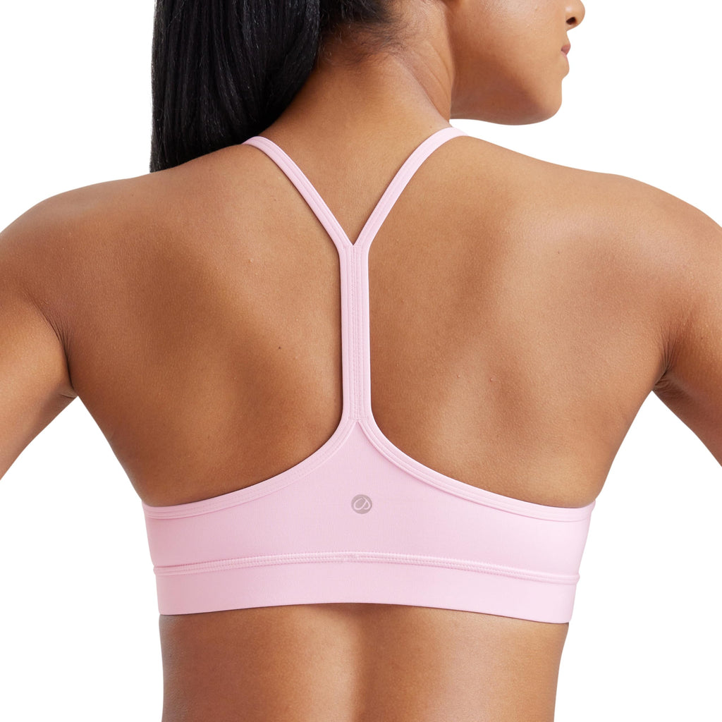YOGA Y Back Sports Bras | Light Support, Removable Pads, Yoga, Extremely Soft, Scoop Neck, Spaghetti Strap, for Women