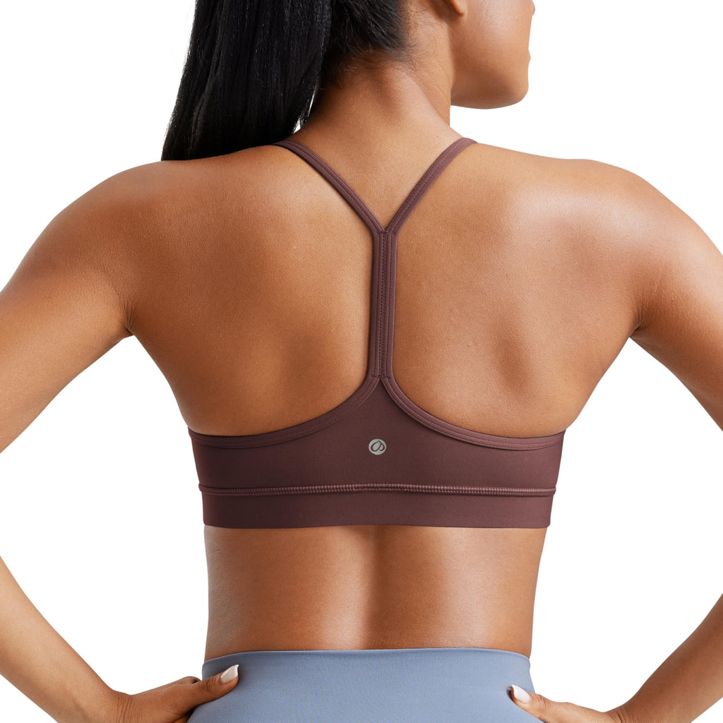 YOGA Y Back Sports Bras | Light Support, Removable Pads, Yoga, Extremely Soft, Scoop Neck, Spaghetti Strap, for Women