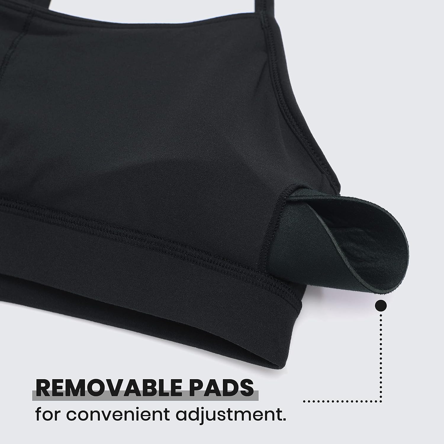 YOGA Y Back Sports Bras | Light Support, Removable Pads, Yoga, Extremely Soft, Scoop Neck, Spaghetti Strap, for Women