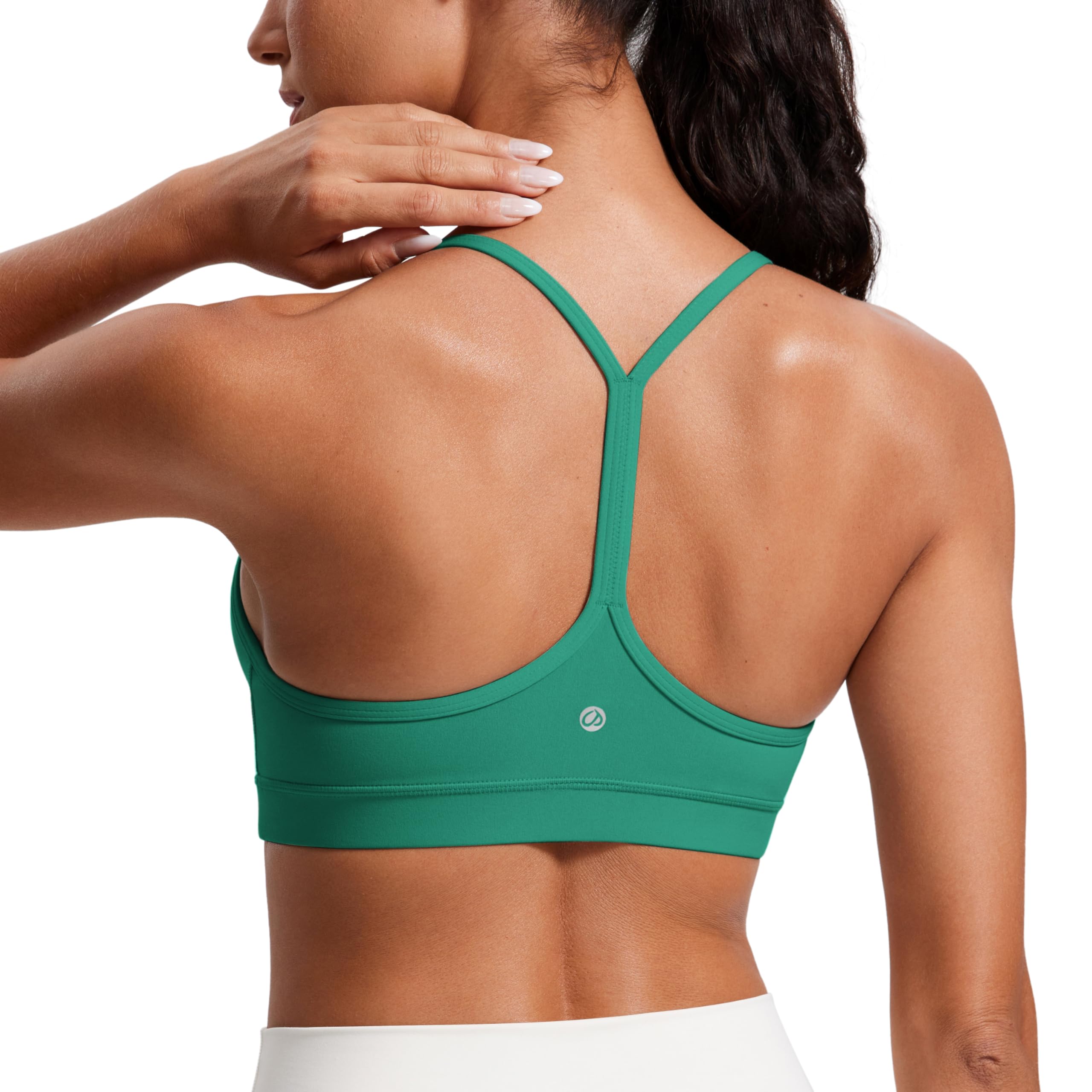 YOGA Y Back Sports Bras | Light Support, Removable Pads, Yoga, Extremely Soft, Scoop Neck, Spaghetti Strap, for Women