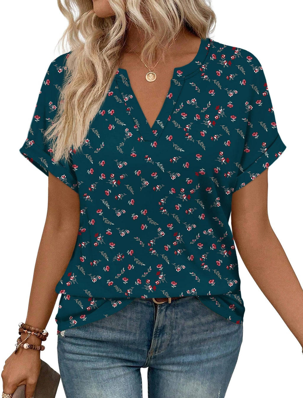 Womens Blouses Spring Tops Short Sleeve Shirts Dressy Casual Summer Vacation Fashion Clothing 2026