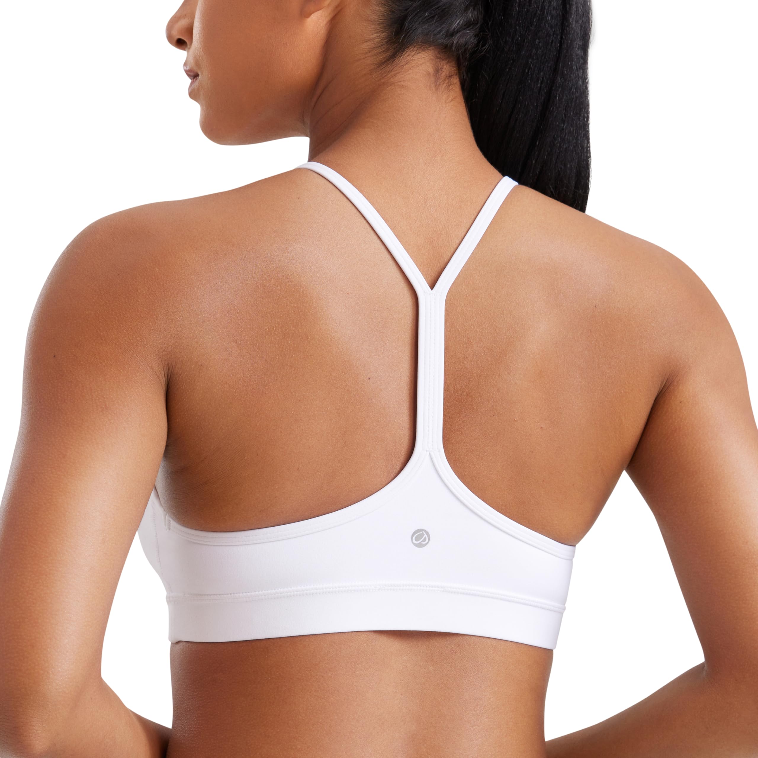 YOGA Y Back Sports Bras | Light Support, Removable Pads, Yoga, Extremely Soft, Scoop Neck, Spaghetti Strap, for Women