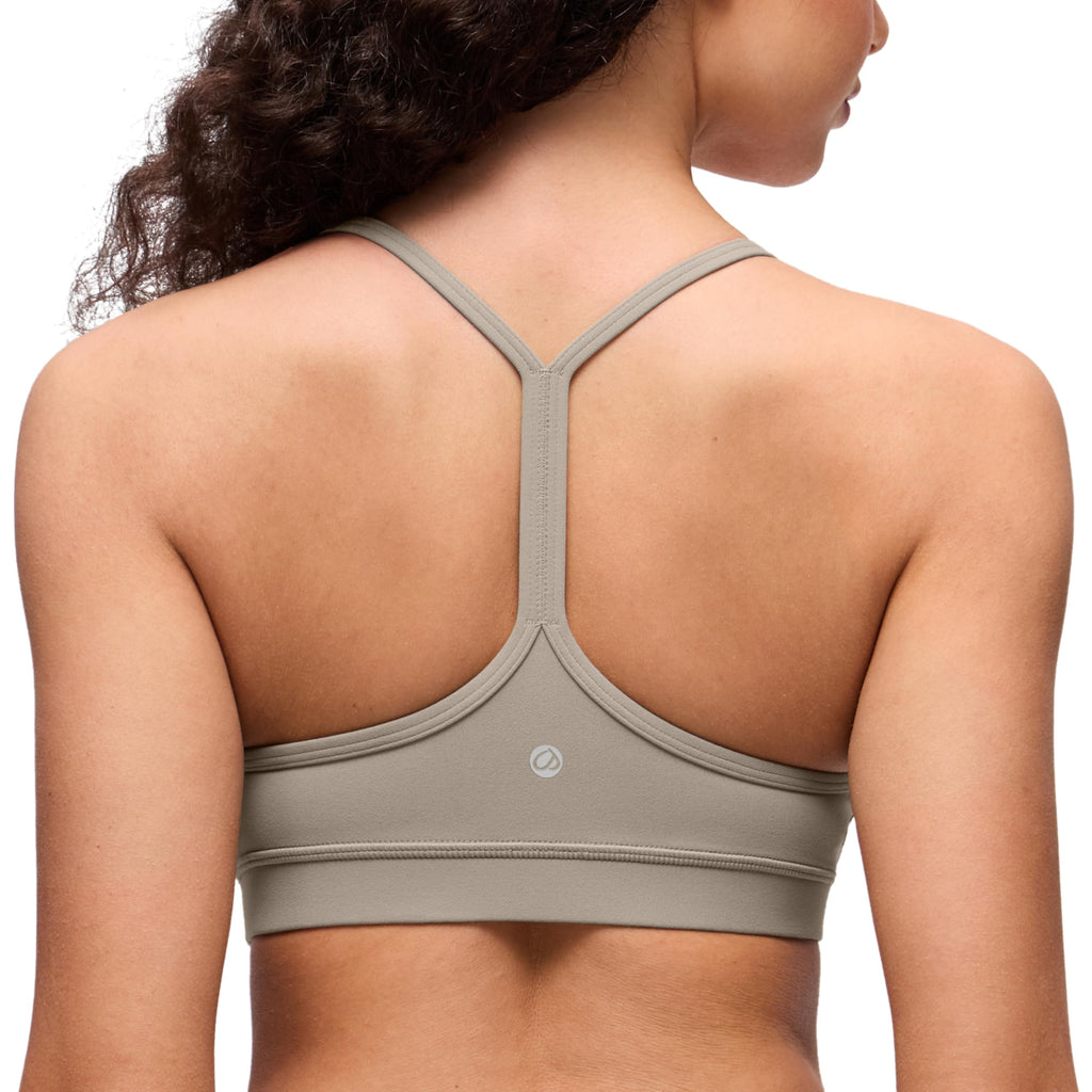 YOGA Y Back Sports Bras | Light Support, Removable Pads, Yoga, Extremely Soft, Scoop Neck, Spaghetti Strap, for Women