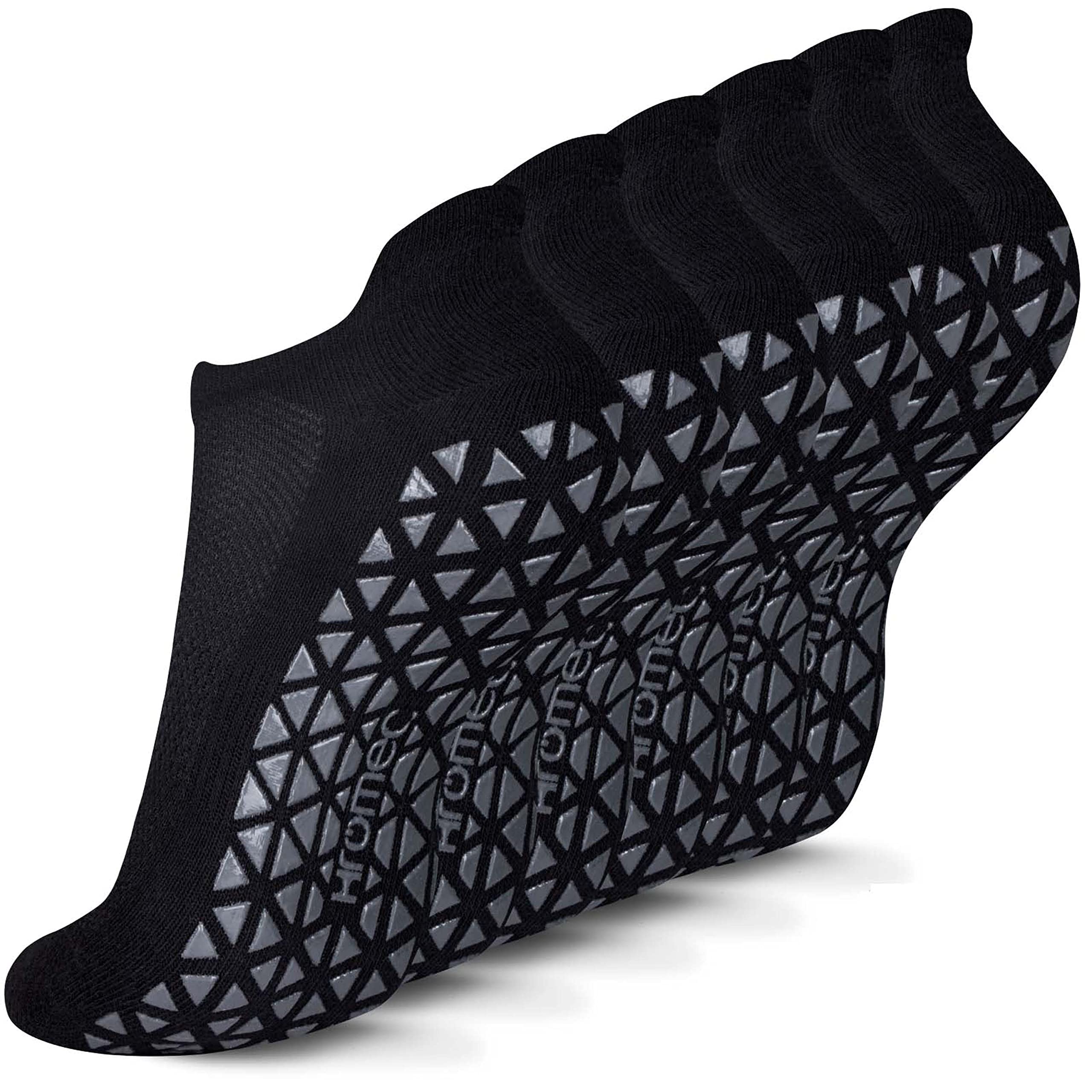 Pilates Socks Non Slip Grips for Yoga Barefoot Ballet Barre Hospital | Versatile Non-Slip Grippy Socks for Yoga, Pilates, Barre, Ballet, Gym, Hospital, Physiotherapy, Elderly, Pregnancy