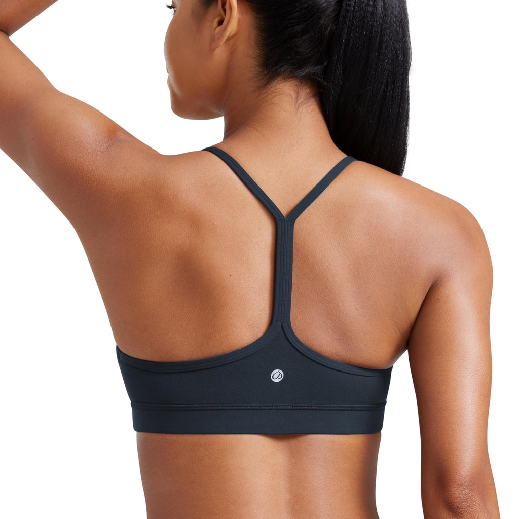 YOGA Y Back Sports Bras | Light Support, Removable Pads, Yoga, Extremely Soft, Scoop Neck, Spaghetti Strap, for Women