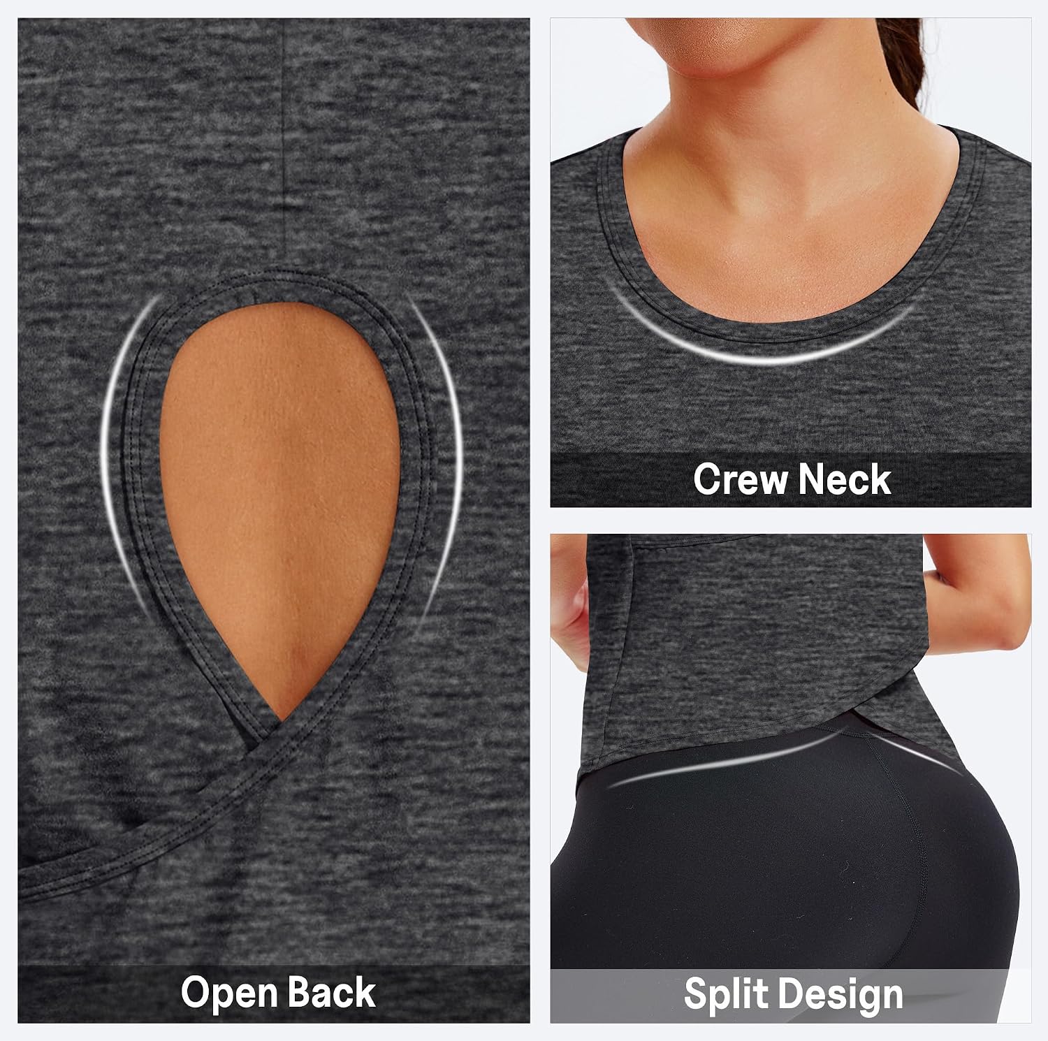 Womens Workout Tank Tops Sleeveless Short Shirts for Sport Athletic Yoga Running Gym Loose Crop 2026