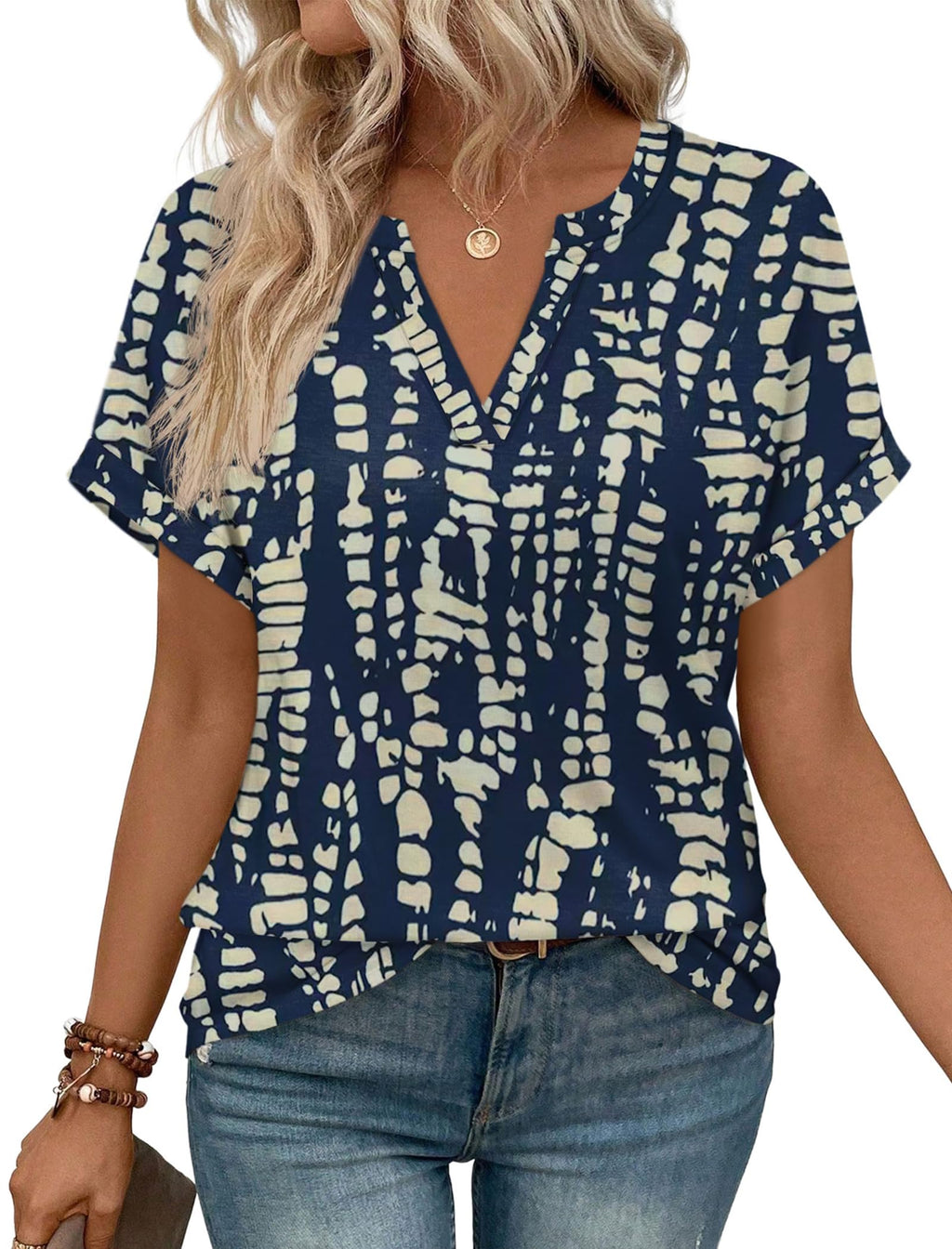 Womens Blouses Spring Tops Short Sleeve Shirts Dressy Casual Summer Vacation Fashion Clothing 2026
