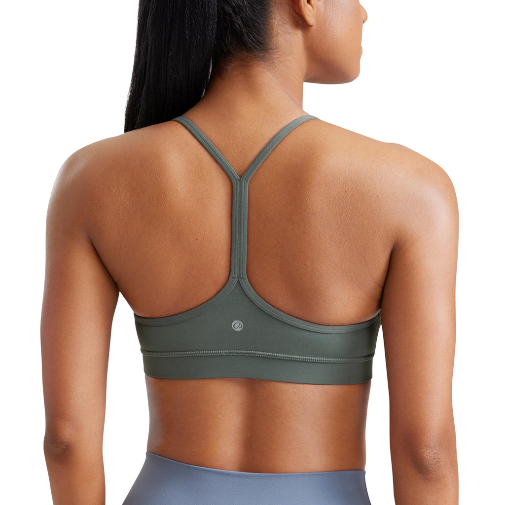 YOGA Y Back Sports Bras | Light Support, Removable Pads, Yoga, Extremely Soft, Scoop Neck, Spaghetti Strap, for Women