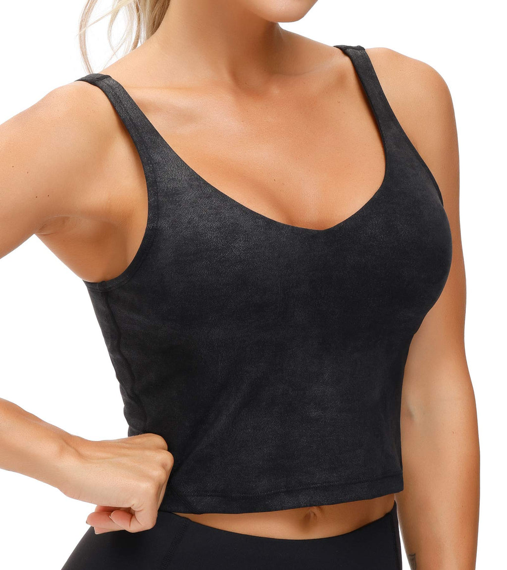 Womens' Sports Bra Longline Wirefree Padded with Medium Support