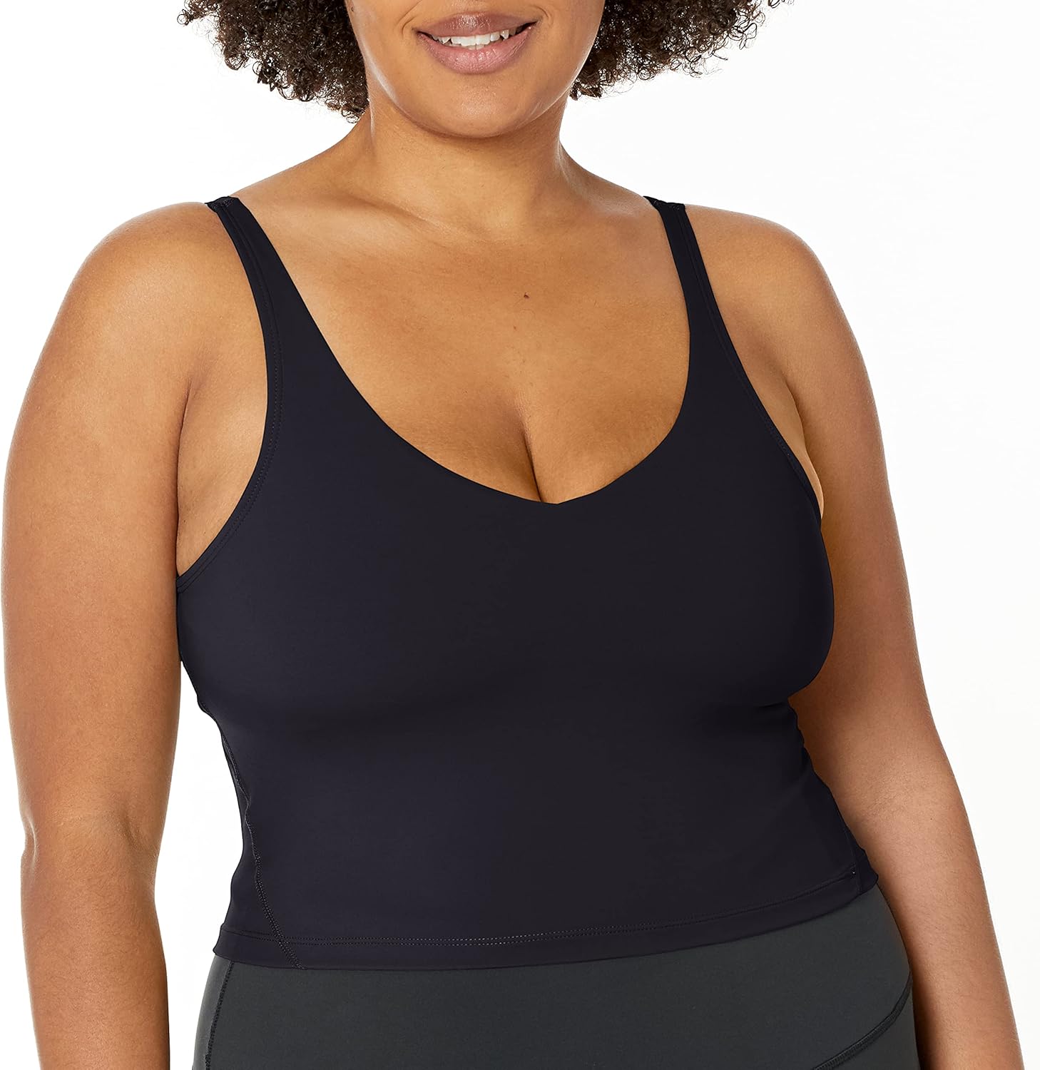 Womens' Sports Bra Longline Wirefree Padded with Medium Support